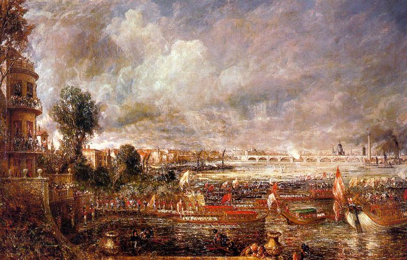 John Constable Whitehall Stairs on June 18, 1817 France oil painting art
